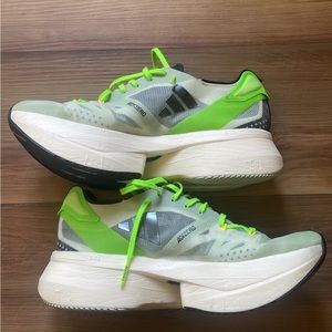 Adidas Adizero Prime X White Green Running Shoes GV7070 Mens Sz 8.5